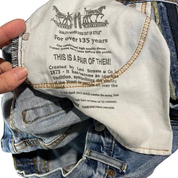 LEVI'S MEN'S  505 REGULAR FIT STONEWASH RIGID JEANS  505-4891 SIZE W 34 L 34 - Picture 13 of 14